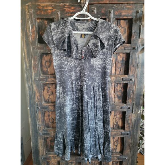 Feral Childe Static Sketch Dress Sz XS RARE - Picture 1 of 3